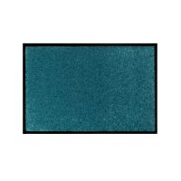 Modrá vnitřní čistící vstupní rohož FLOMA Glamour - délka 40 cm, šířka 60 cm a výška 0,55 cm