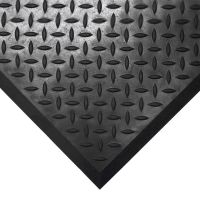 Černá gumová protiskluzová rohož (25% nitrilová pryž) (střed) Comfort-Lok - 80 x 70 x 1,2 cm