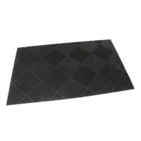 Gumová čisticí oboustranná venkovní vstupní rohož FLOMA Double-sided - délka 45 cm, šířka 75 cm, výška 1 cm