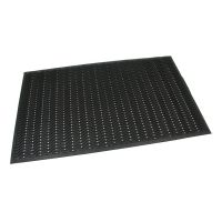 Gumová děrovaná čisticí vstupní rohož FLOMA Waves - délka 90 cm, šířka 150 cm, výška 1,2 cm