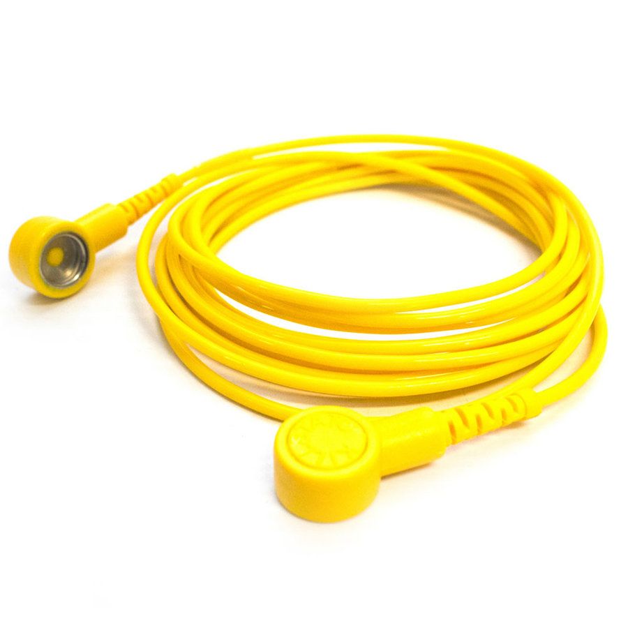 Uzemňovací kabel pro ESD rohože - délka 300 cm F