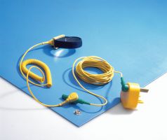 Uzemňovací kabel pro ESD rohože - délka 450 cm F