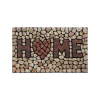 Béžová vnitřní čistící vstupní rohož FLOMA Home - 46 x 76 x 1 cm