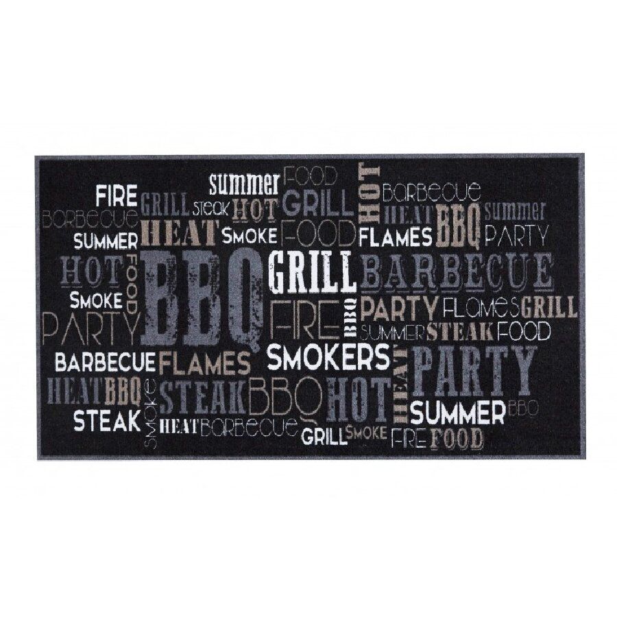 Kuchyňský pratelný koberec FLOMA BBQ (Cfl-S1) - délka 67 cm, šířka 120 cm, výška 0,5 cm