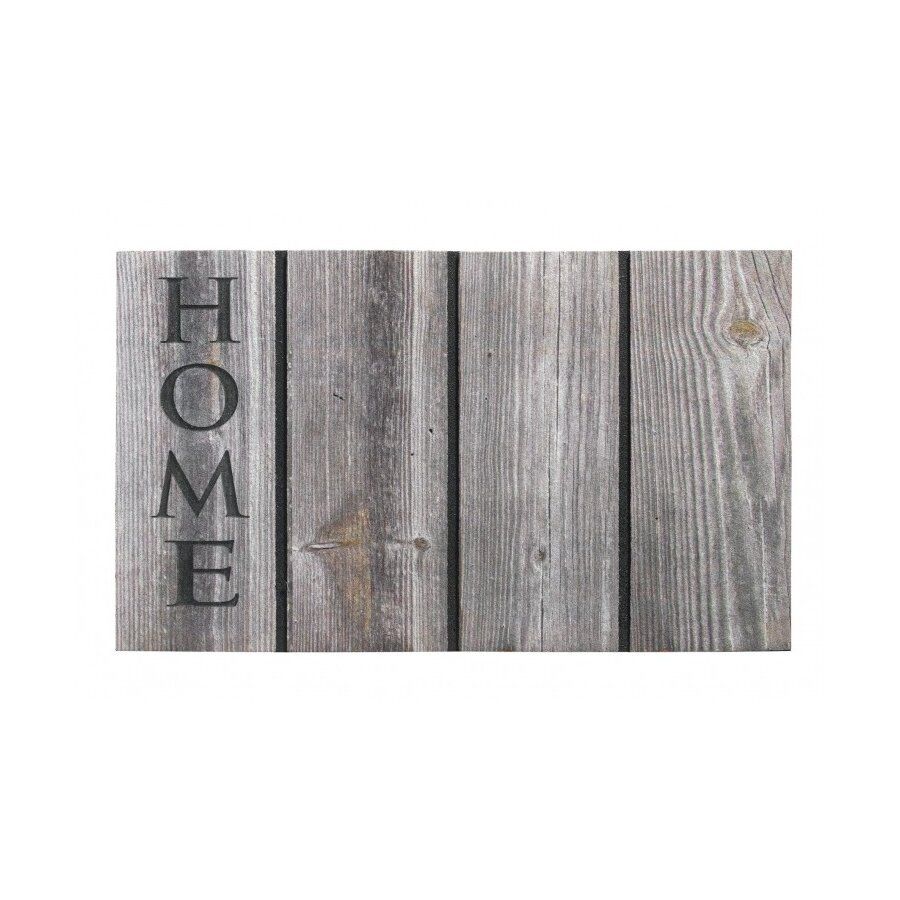 Šedá vstupní rohož FLOMA Home - délka 46 cm, šířka 76 cm, výška 1 cm