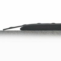 Černo-žlutá gumová protiúnavová laminovaná rohož - délka 150 cm, šířka 90 cm, výška 1,5 cm F
