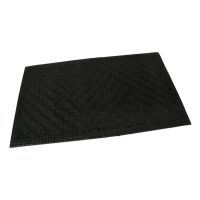 Kokosová čisticí venkovní vstupní rohož FLOMA Rectangle - Stripes - délka 40 cm, šířka 60 cm, výška 0,8 cm
