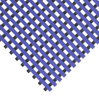 Modrá protiskluzová univerzální rohož (role) - délka 10 m, šířka 100 cm a výška 1,2 cm F