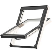 Střešní okno KEYLITE EASY WF BW T 02 kyvné 55x98 cm dřevo bílá barva2-sklo Thermal