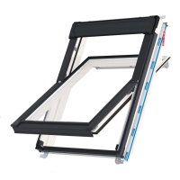 Střešní okno KEYLITE FUTURETHERM WFCP ATG07F kyvné 94x140 cm dřevo bílá barva 3-sklo Argon
