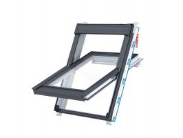 Střešní okno KEYLITE POLAR PCP ATG3 kyvné 55x98 cm PVC bílé 3-sklo Argon