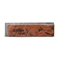 Cihlový obklad se spárou MIRAMAR 1 červená retro 255/70/25mm beton bal. 0,43m2