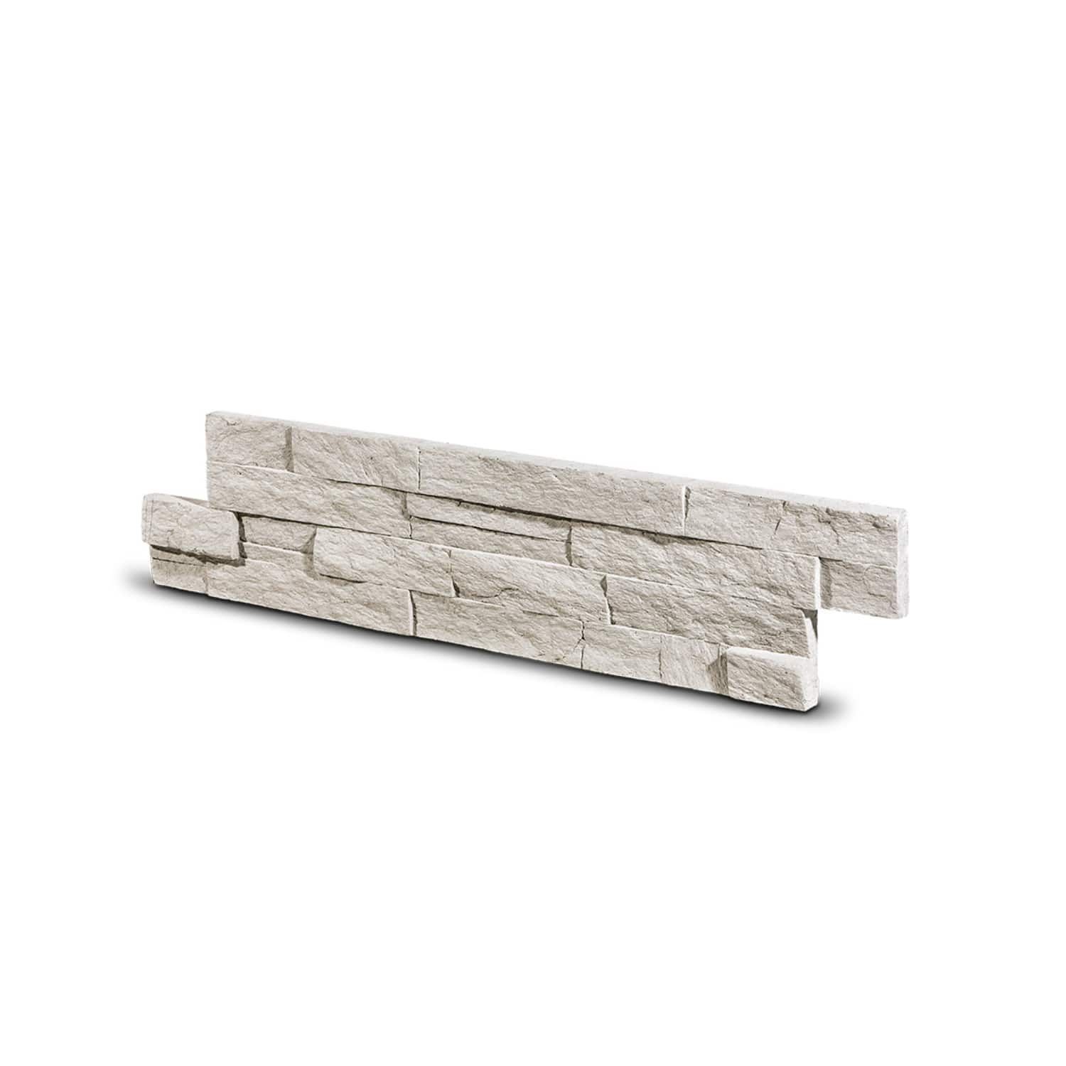 Vzorek - Obkladový kámen VERTIGO krémová 450x100x25 mm Beton (1 ks) Steinblau