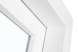 Okno plastové EKOSUN 6 bílé, OS1A 60x62 L, dvojsklo, 6kom/81mm (vč. kliky) Eko-Okna