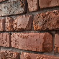 Vzorek - Cihlový obklad se spárou MONTEROS 1 červená historik 500/150/25mm beton (1 ks) Steinblau