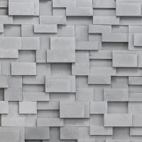 Vzorek - Steinblau Kamenný obklad SQUARE bílá 300/150/40mm beton (1 ks)