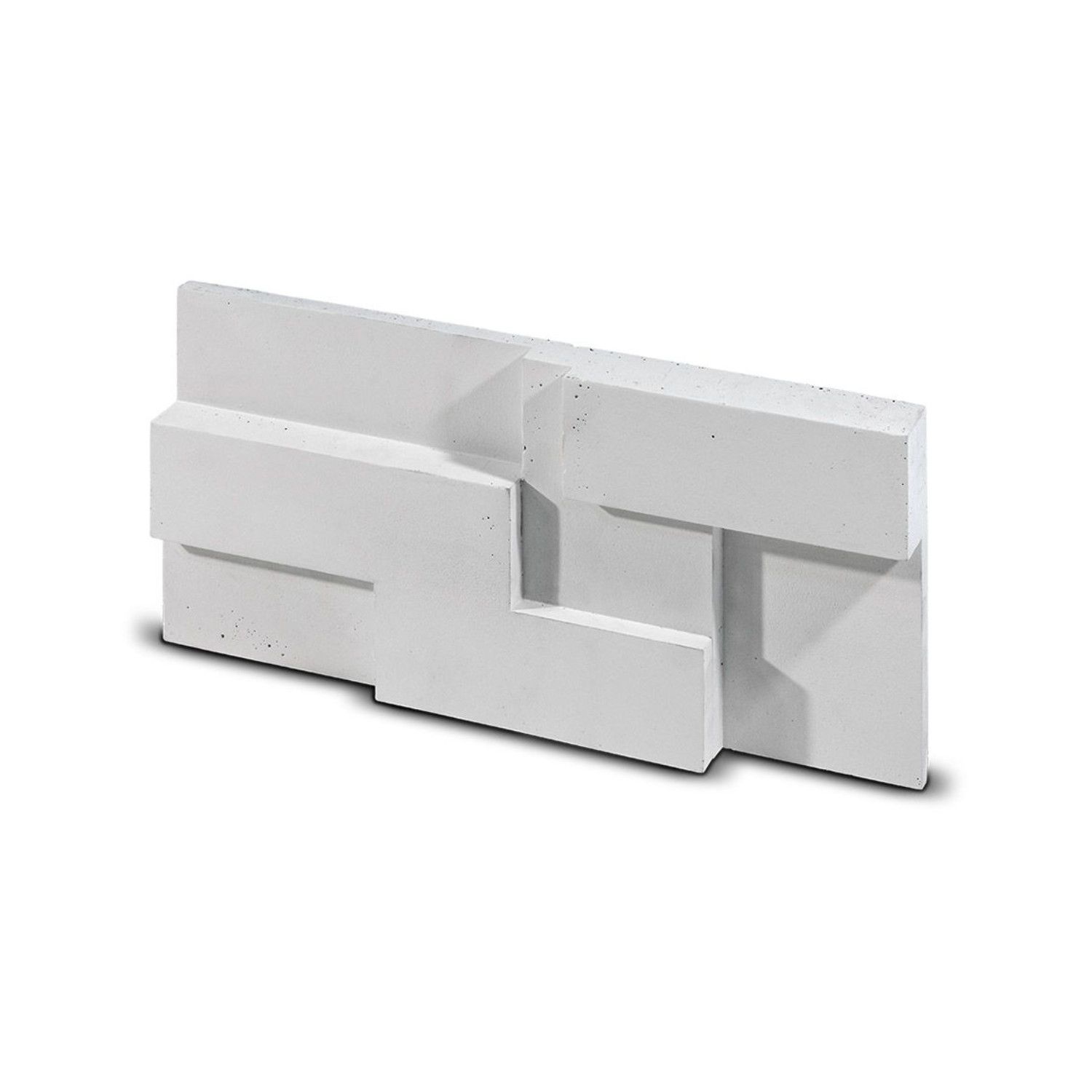 Vzorek - Steinblau Kamenný obklad SQUARE bílá 300/150/40mm beton (1 ks)