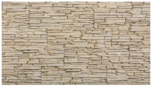 Vzorek - ROH Kamenný obklad CUBANA krémová 320x155x145x35 mm Beton (1 ks) Steinblau