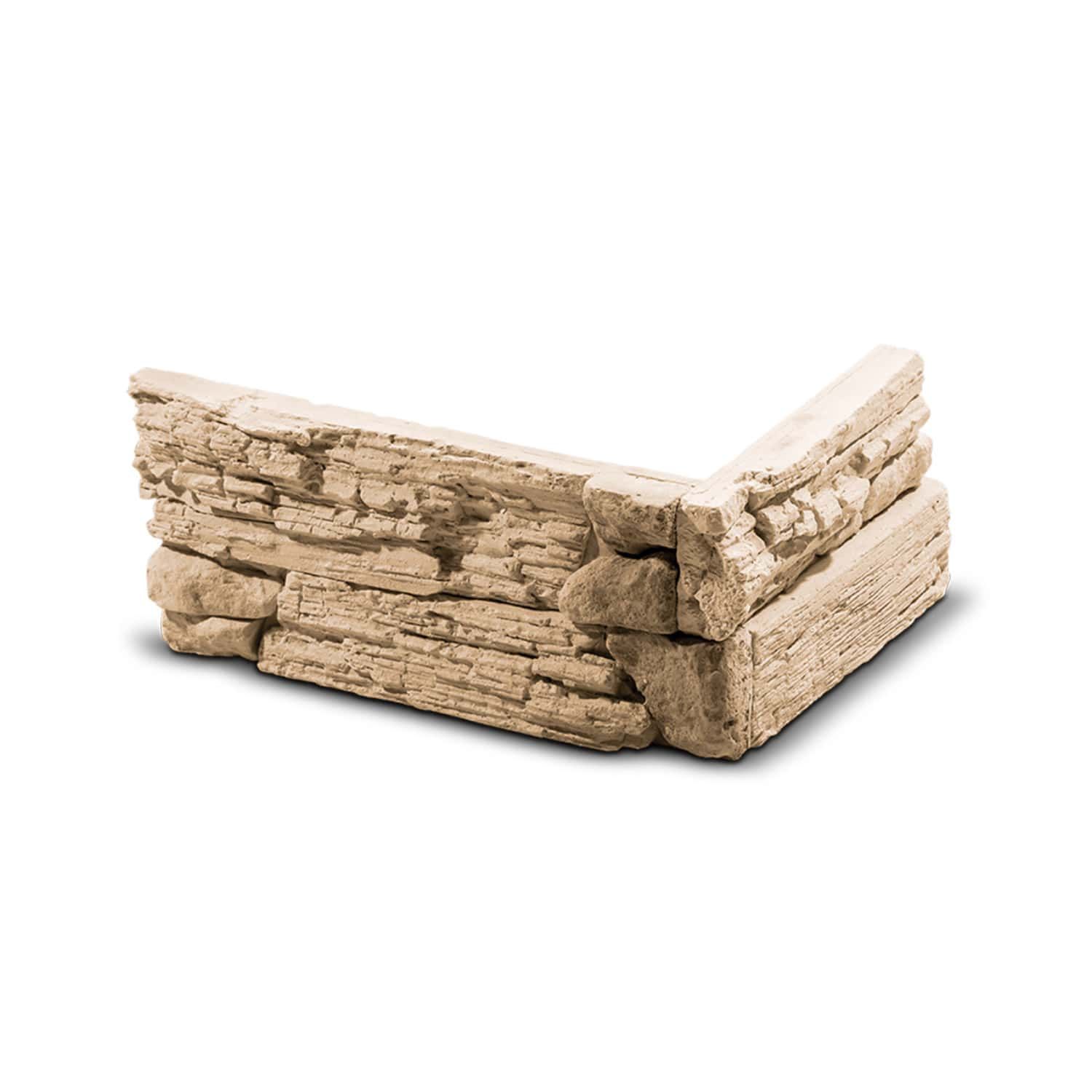 Vzorek - ROH Kamenný obklad NUEVO krémovo hnědá 230x145x100x25 mm Sádra (1 ks) Steinblau