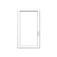 Okno plastové EKOSUN 6 bílé, OS1A 120x120 P, trojsklo, 6kom/81mm (vč. kliky) Uw=0,96