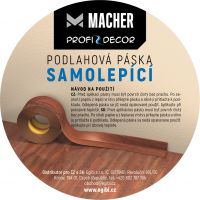 PVC Podlahová samolepící páska 5 m - světle šedá (156)