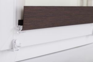 Roleta DEN&NOC Wood 42 x 150cm tmavě hnědá č. BH66 Macher Decori