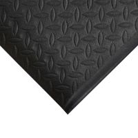 Černá pěnová protiskluzová průmyslová protiúnavová rohož - 150 x 90 x 0,95 cm