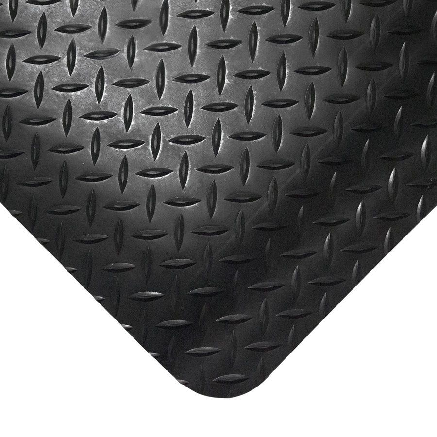 Černá gumová protiúnavová rohož (role) - délka 18,3 m, šířka 90 cm a výška 1,5 cm F