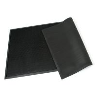 Gumová venkovní čisticí vstupní rohož FLOMA Rubber Brush - délka 90 cm, šířka 180 cm, výška 1,2 cm