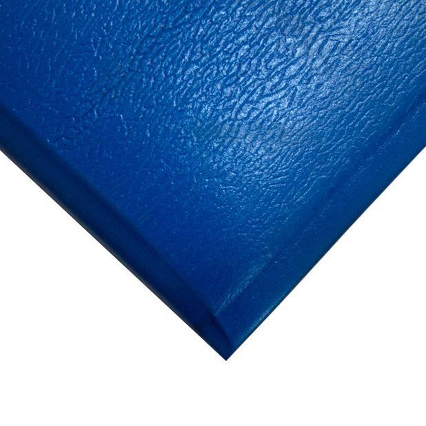 Modrá gumová protiúnavová rohož (role) - délka 18,3 m, šířka 90 cm a výška 1,25 cm F