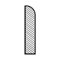 Lišta podlahová 5X23X900 mm borovice Gaff