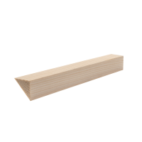 Lišta trojůhelniková 18X18X900 mm borovice