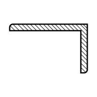 Lišta L profil nerovnoramennný 20X50X2000 mm borovice Gaff