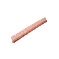 Okapový hřeben s ventilační mřížkou 100x8 cm RAL 8004 cihlově červená