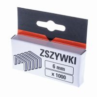 čalounické sponky 6 mm 1000 ks.