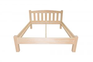 Postel ze smrkového masivu Bend 160x200 cm RoyalBuild