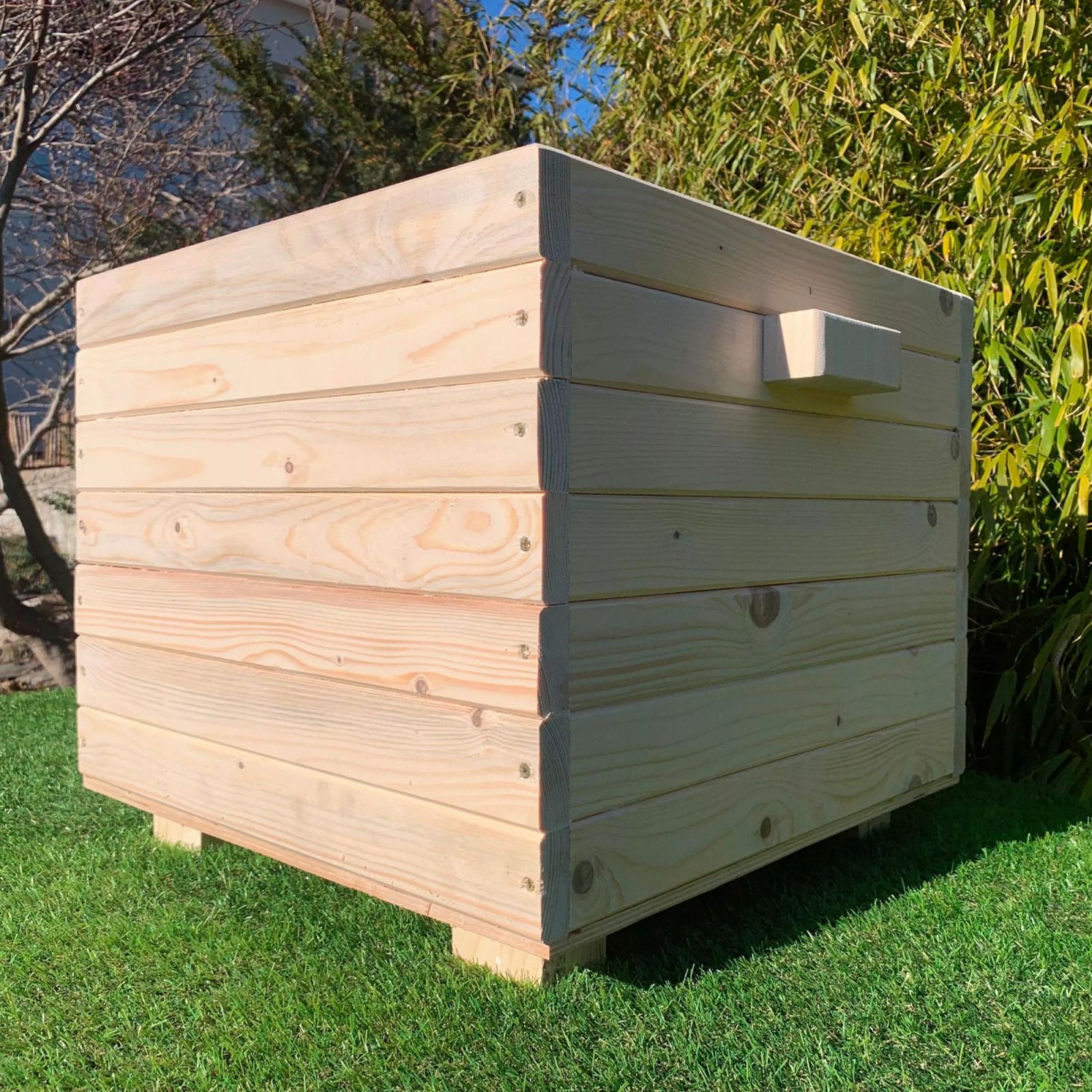 Zahradní truhlík Carre Natural WoodDecorations