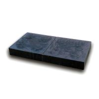 Černý plastový podkládací blok &quot;hladká&quot; FLOMA RePVC - 47,6 x 23,8 x 5,3 cm