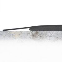 Černá gumová protiúnavová rohož FLOMA Marble - délka 90 cm, šířka 90 cm, výška 1,25 cm