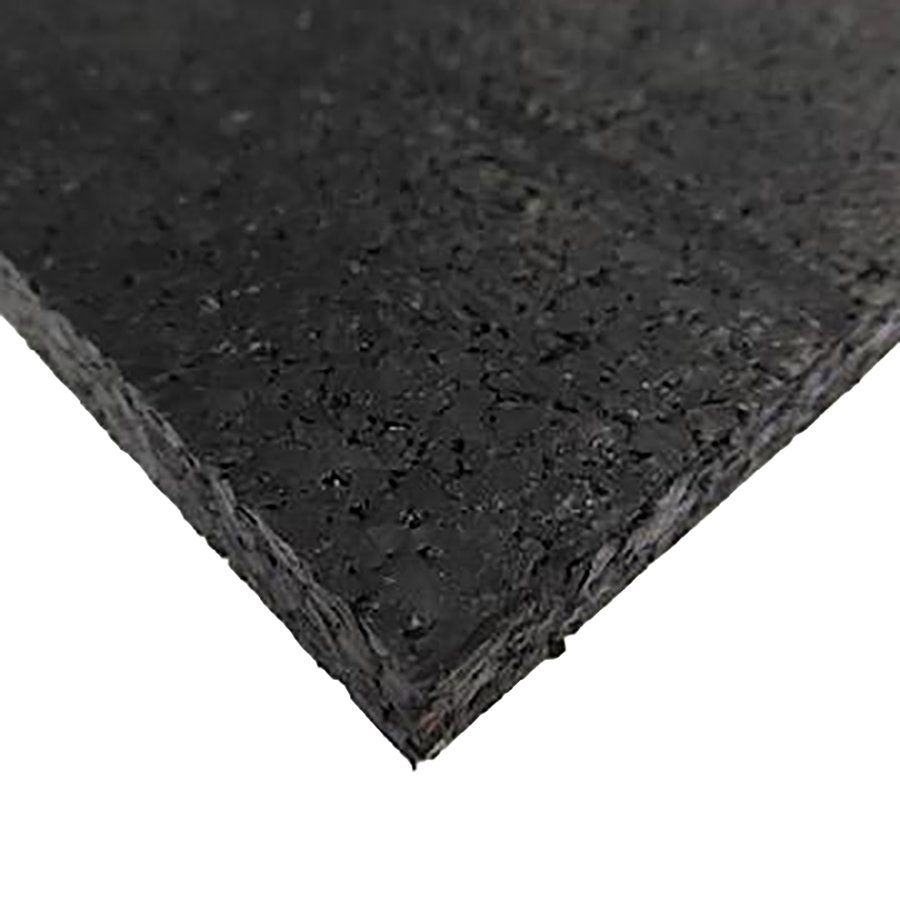 Černá gumová podlahová deska FLOMA FitFlo SF1050 - délka 200 cm, šířka 100 cm, výška 2 cm