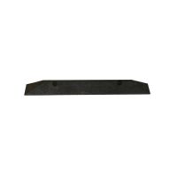 Černý plastový parkovací doraz Carstop - délka 78 cm, šířka 10 cm a výška 6 cm