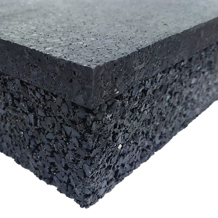 Tlumící dvouvrstvá antivibrační extrémně zátěžová podlahová guma (deska) FLOMA Sandwich - délka 200 cm, šířka 100 cm, výška 3,6 cm