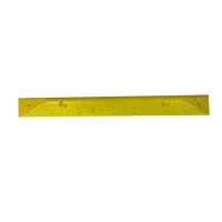 Žlutý plastový parkovací doraz CarStop - délka 78 cm, šířka 10 cm, výška 6 cm