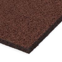 Červená hladká podlahová guma (deska) FLOMA SportFlo S850 - délka 100 cm, šířka 100 cm a výška 1,5 cm