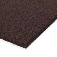 Červená hladká podlahová guma (deska) FLOMA SportFlo S850 - délka 100 cm, šířka 100 cm a výška 1,5 cm