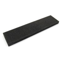 Červený gumový dopadový obrubník OB2 FLOMA - délka 100 cm, šířka 5 cm a výška 25 cm