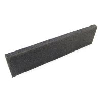 Červený gumový dopadový obrubník OB2 FLOMA - délka 100 cm, šířka 5 cm a výška 25 cm