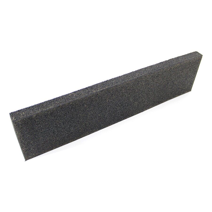Červený gumový dopadový obrubník OB2 FLOMA - délka 100 cm, šířka 5 cm a výška 25 cm