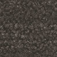 Černá kokosová vstupní rohož FLOMA Rucco - délka 40 cm, šířka 60 cm, výška 1,7 cm