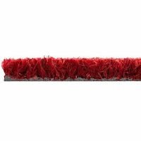 Červená kokosová čistící vstupní rohož FLOMA Rucco - délka 40 cm, šířka 60 cm a výška 1,7 cm
